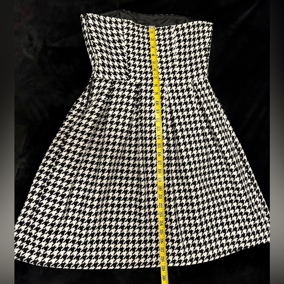 EUC Delia*s Houndstooth Strapless Dress - 9/10 - Picture 10 of 14